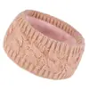 Diadema de Lana Cruzada Tejida Trenzada Ensanchada para Hombres y Mujeres Otoño e Invierno Caliente Deportiva Protectores de Oídos Diadema Diadema