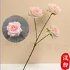 Rosa de 3 Cabeças Sem Folhas, Venda Direta do Fabricante, Decoração de Casamento, Decoração de Casa de Hotel, Buquê de Flores Eternas, Decoração de Casa