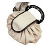 Nueva Bolsa de Maquillaje Perezosa de PU Bolsa de Almacenamiento Portátil de Gran Capacidad Bolsa de Almacenamiento para Viaje Bolsa con Cordón Bolsa de Aseo Impermeable