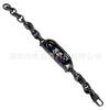 Adecuado para pulsera Xiaomi 7ª generación correa de acero inoxidable pulsera Xiaomi 6/5/4/3 generación cadena metálica correa retorcida corrugada