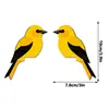 Mz1051-1080 Pegatinas de Esquina de Pájaros y Palomas de Madera Transfronterizas para Puertas y Ventanas del Hogar, Pegatinas de Pared Decorativas de Animales