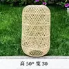 Abajur de Lanterna de Bambu Puramente Artesanal, Luminária Pendente Criativa com Personalidade Estilo Chinês, Design Artístico para Restaurante e Pousada, Lâmpada Retrô para Casamento