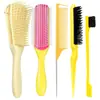 Peine de Airbag para el Hogar Transfronterizo al por Mayor para Peinado de Cabello Graso, Peine Grande para Desenredar, Peine de Nueve Filas para Peluquería, Peine de Cola para Peinado, Juego de Peines de Dientes Anchos