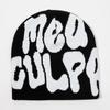 Chapéu de lã tricotado tipo gorro para homens e mulheres adultos europeus e americanos outono e inverno comércio exterior transfronteiriço moderno de rua