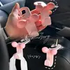 Gancho Dopamina Lazo para Respaldo de Asiento de Coche, Almacenamiento en el Coche, Accesorio de Coche Rosa, Regalo para Coche Nuevo para Mujeres