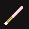 Paquete individual de pestañas cepillo para lavado nasal cepillo para puntos negros cepillo de espuma cepillo manual para limpieza facial cabeza plana cabeza de flor tubo de aluminio cepillo para nariz al por mayor