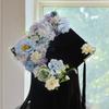 Kit DIY Chapéu de Formatura feito à mão, bolsa de materiais, grampo de flor de chapéu de formatura de estudante universitário, flor artificial, chapéu de mestre, foto de formatura, enviar para amigas
