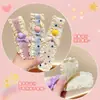 Diadema Mágica de Lunares Florales de Ala Ancha para Niñas, Herramienta para Flequillo y Peinado del Cabello, Diadema Estilo Diadema de Bebé