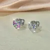 Brincos TEMU transfronteiriços novo estilo zircônia cúbica brincos de nicho de alta qualidade para mulheres brincos da moda e versáteis estilo francês