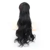 Coletas de Cabello Sintético Estilo Europeo y Americano Transfronterizas para Mujeres, Coletas Largas Onduladas con Cordón, Coletas Altas