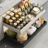 Cesta Deslizante Retrátil para Armário com Trilhos Guia, Prateleira Deslizante Doméstica, Gaveta Deslizante para Pratos Debaixo da Pia, Armazenamento de Cozinha