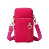 Bolsa para Celular Feminina Transversal Mini Bolsa Multicamadas Nova Moda Bolsa de Moedas Mamãe Estojo de Corrida com Alça