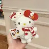 Auténtico Peluche de Dibujos Animados Sanrio Hello Kitty Bolsa Decoración Colgante Llavero Colgante