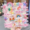 Horquilla de Dibujos Animados para Niños Celebridad de Internet Coreana Princesa Tocado Niñas Niña Pequeña Cabello Roto Horquilla bb Accesorios para el Cabello de Bebé Lindo