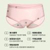 Ropa interior fisiológica para el período menstrual para mujer, seda de hielo, cintura media, algodón antibacteriano, período menstrual, antifugas laterales, talla grande, niña gordita, bragas sanitarias