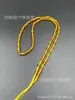 Cordón para Colgante de Tubo Recto de Ámbar Sintético Tejido a Mano, Cordón para Colgante de Columna Recta, Cordón de Cadena de Cuentas, Cadena para Suéter