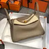 Versión Alta Mini Bolsa Lindy Bolso de Doctor Piel de Vaca Cuero Genuino Bolso de Mujer de Moda Bolso de Hombro Único Cruzado de Cuerpo Bolso de Medicina tipo Almohada