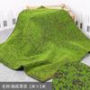 Simulación de pared vegetal, musgo verde artificial, micropaisaje, bonsái, paisajismo, materiales decorativos, césped.