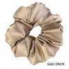 Goma para el Pelo Satinada tipo Scrunchie, Estilo Coreano, Oversize, Tacto Lujoso, Cómoda para Dormir, Accesorio Versátil para Moño para Mujeres