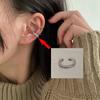 Clip de oreja de estilo retro con personalidad semicircular tipo C, sin perforaciones, estilo simple, estilo frío, súper hada genial