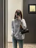 Ropa Zhengqite/Suéter de Forro Polar Manga Larga Cárdigan de Punto de Lana Chaqueta Capa Base para Otoño e Invierno