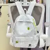 Mochila de campus transfronteriza simple y versátil, bolsa escolar de gran capacidad para estudiantes de secundaria mujeres, mochila de viaje de nicho de alta apariencia