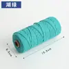 Cuerda de Algodón de Color de 3 mm para Manualidades Trenzado Hecho a Mano Hilo de Algodón Grueso Fino Suave Cuerda para Tapicería 10m/50m/100m No