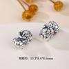 Accesorios de Plata Dura 3D para Pies Plata s999 Proceso de Electroformado 3D DIY Zorro de Nueve Colas Pixiu Yuanbao Ruyi Paso a Paso