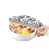 Película Aislante de Papel de Aluminio Cubierta Aislante de Comida para Mesa de Comedor Cubierta de Película Adherente de Papel de Aluminio para el Hogar Cubierta Aislante para Conservación y Aislamiento Térmico en la Cocina