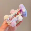 Gomas para el pelo de invierno para niños, Cuerdas para el pelo para niñas, Bandas para el pelo de dibujos animados lindas, Sujetadores de coleta y Accesorios para moños para niñas