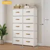 Gabinete de Cajones Simple Gabinete de Almacenamiento Multicapa Engrosado De Pie para el Hogar Tela No Tejida Dormitorio Gabinete de Almacenamiento Multifuncional