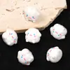 Transfronterizo Nuevo Silicona Dibujos Animados Color Sólido Cuentas Sueltas Hecho a Mano DIY Pulsera de Cuentas Llavero Accesorios de Joyería