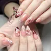 Colección de Arte para Uñas Otoño/Invierno 2026: Nuevos Estilos, Más Vendidos Transfronterizos, Estilo Dulce y Fresco, Efecto Blanqueador, Tiras de Uñas Postizas Europeas y Americanas