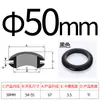 Grommet de Caucho Negro de Doble Cara Anillo de Goma para Protección de Cables Anillo de Sellado Funda Anillo de Protección de Cables para Caja de Distribución Agujero con Grommet