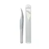 Pinzas Ultra-Afiladas para Pestañas Postizas para Técnicos de Pestañas, Usadas para Colocar Pestañas Postizas, Pinza Dorada con Forma de Delfín con Patrón de Diamante, Herramienta de Abanico de Alta Precisión