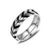 Anillo para hombre de acero de titanio para llanta de coche moda genial moda hip hop anillo de llanta de locomotora SA1012