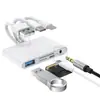 Adecuado para Teléfonos Móviles Huawei Adaptador Tipo-C Dos en Uno Carga OTG Conexión USB 3.0 Teclado Ratón para Uso de Oficina