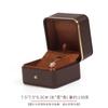 Caja de joyería Kaituo con borde dorado, caja para anillos, colgantes, pulseras de piel PU con esquinas redondeadas, caja de embalaje para joyería, al por mayor, en stock