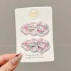 Presilha de Cabelo Fofa de Desenho Animado Sem Costura para Mulheres, Nova Presilha Doce para Franja Lateral, Presilha para Testas, Acessório de Cabelo Tipo Bico de Pato
