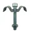 Painel de grade clip de fixação de encaixe clip de fixação grampo fixador conector aço inoxidável galvanizado Tipo A Tipo B Tipo C