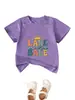 Amazon Wish Comercio Electrónico Transfronterizo Estación Europea Cómodo Versátil Ropa Infantil lake babe Camiseta de Manga Corta Sol Mar