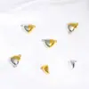 Fivela Magnética Liga de Zinco Coração de Pêssego Fivela Magnética Coração Fivela de Conexão Magnética DIY Colar Artesanal Acessórios de Acabamento para Joias Pingente