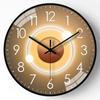 Reloj Moderno Sencillo Reloj de Pared Sala de Estar Arte Popular Reloj Silencioso Moda Luz y Sombra Decoración Personalizada Piedra Huang Shihua
