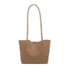 Bolso Retro Bolsos de Mujer 2026 Otoño Nuevo Bolso Tote Tejido Bolso Casual para el Trabajo Bolso Artístico de Hombro Único