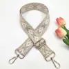 Estilo Nuevo Transfronterizo 3.8cm Estilo Étnico Correa Ancha para Hombro con Bordado de Patrón de Diamantes, Accesorio de Bolso tipo Lanyard con Correa Larga Cruzada