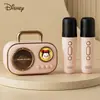 Caixa de Som Bluetooth Sem Fio Colaboração Disney Alto-falante K Song Portátil para Casa KTV Microfone Presente de Aniversário Brinquedo Infantil