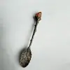 Cuchara de grava de cristal natural, cuchara para helado, cuchara para postre, cuchara mezcladora de mango largo tallada creativamente, disponible para venta al por mayor