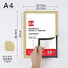 Adesivos Magnéticos de Display de PVC Transfronteiriços Moldura Protetora para Certificado de Licença Comercial Foto Sem Furos Parede Cultural Quadro de Fotos Magnético