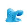 Almofada de tração cervical em forma de C, dispositivo de suporte cervical, travesseiro especial para corrigir a curvatura cervical, travesseiro de massagem e compressão nervosa