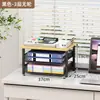Estante de Almacenamiento de Escritorio Organizador de Archivos de Datos Multicapa Gran Capacidad Estante de Almacenamiento de Archivos Extraíble Oficina